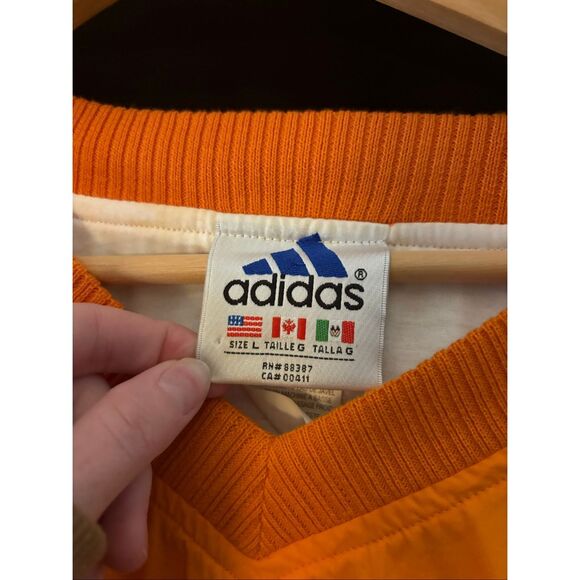 Vintage Adidas Tennessee Volunteers NCAA Windbreaker Pullover Jacket Size Large - Picture 4 of 8